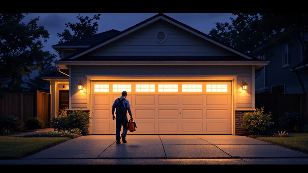 Emergency garage door repair service