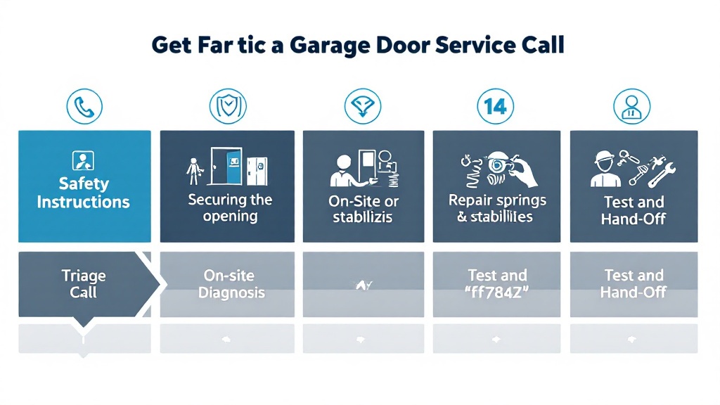 After-hours garage door service call