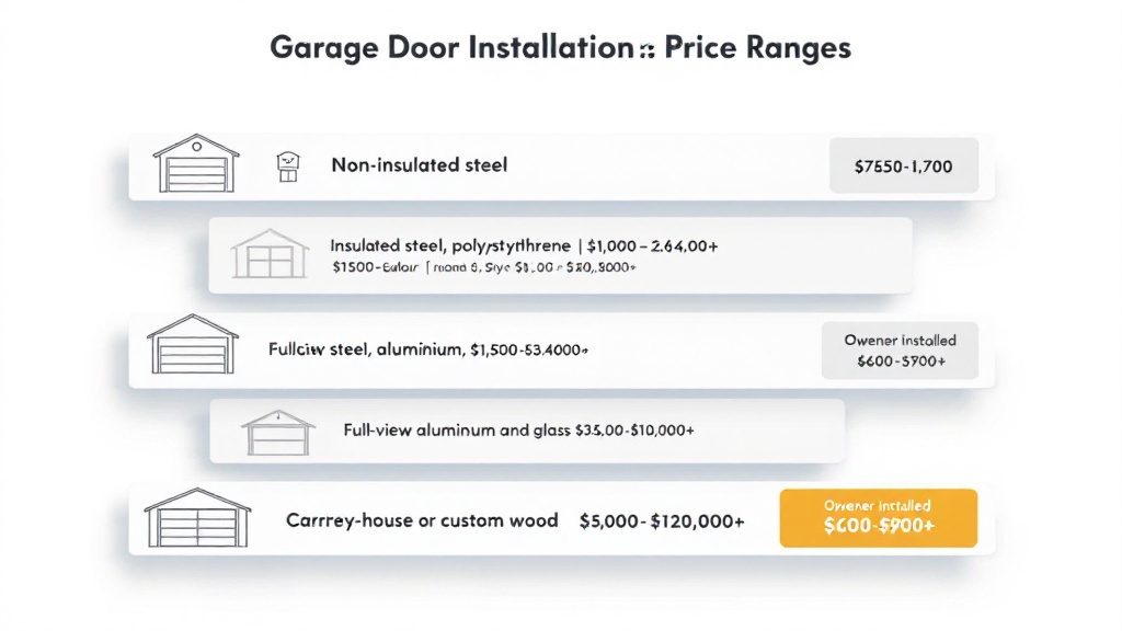 Commercial garage door service